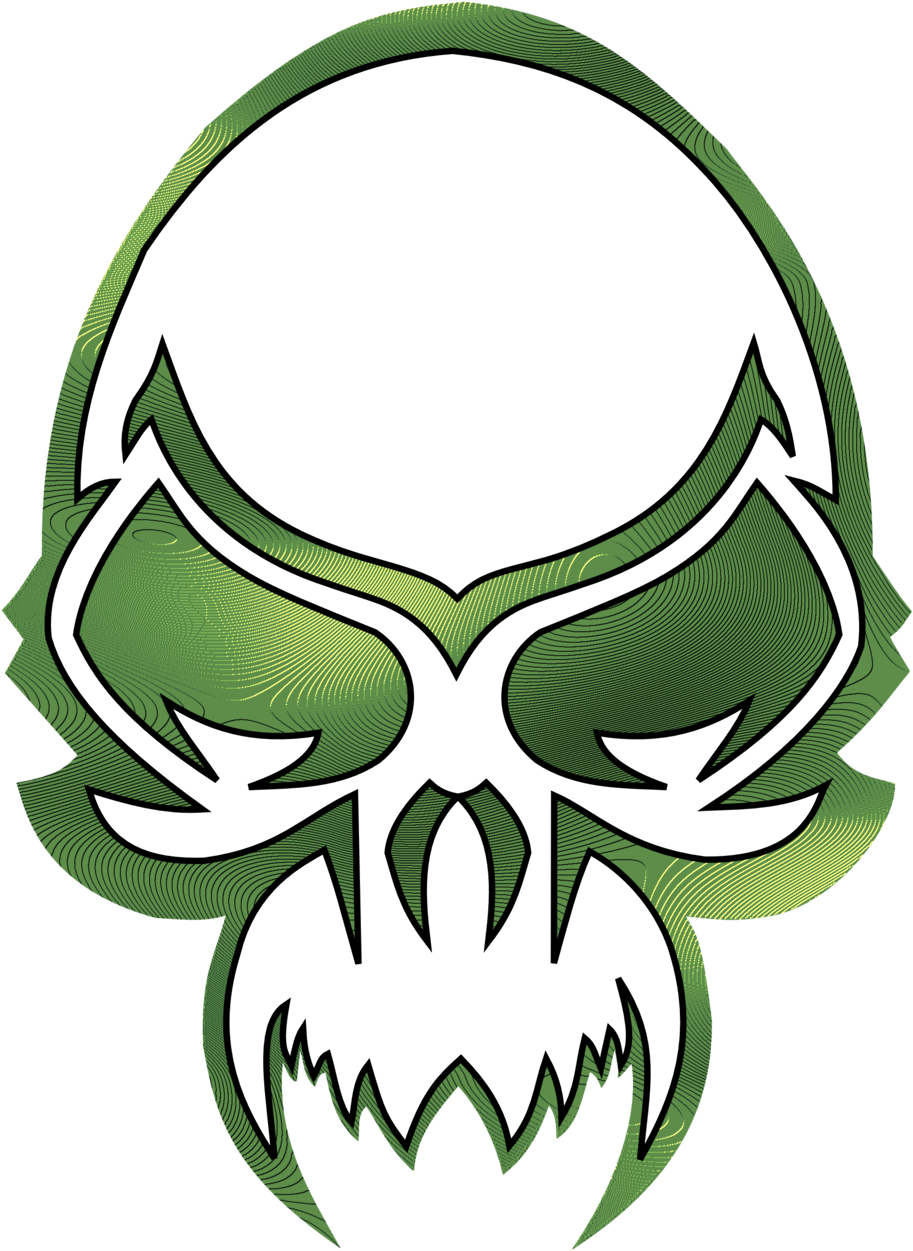 Metalic Skull - Gambar Tato Kepala Tengkorak (958x1355)