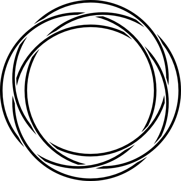 Clipart Circle With Line - Tribal Circle Png (600x600)