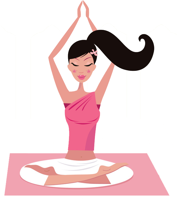 Yoga Goes A Long Way In Increasing Mental Health And - Vector Graphics (623x710)