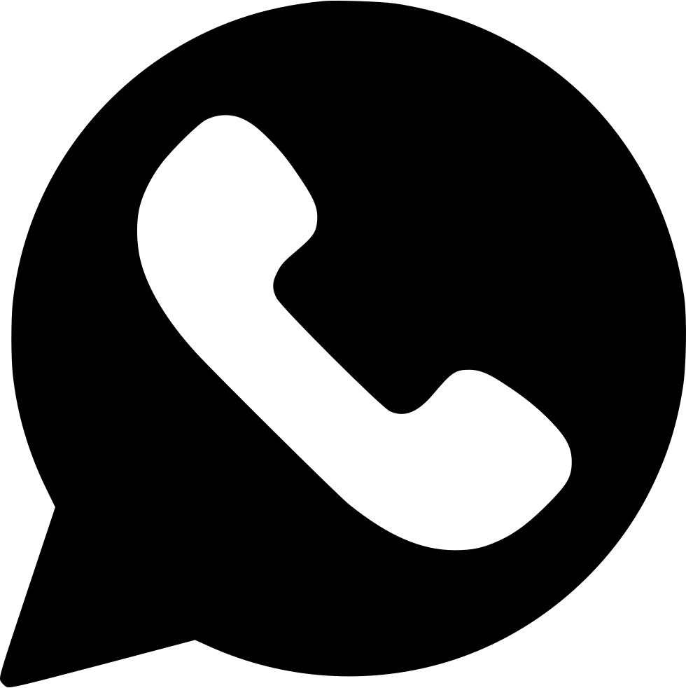 Whatsapp Clipart Whatsapp Png - Whatsapp Logo Vector Black (980x982)
