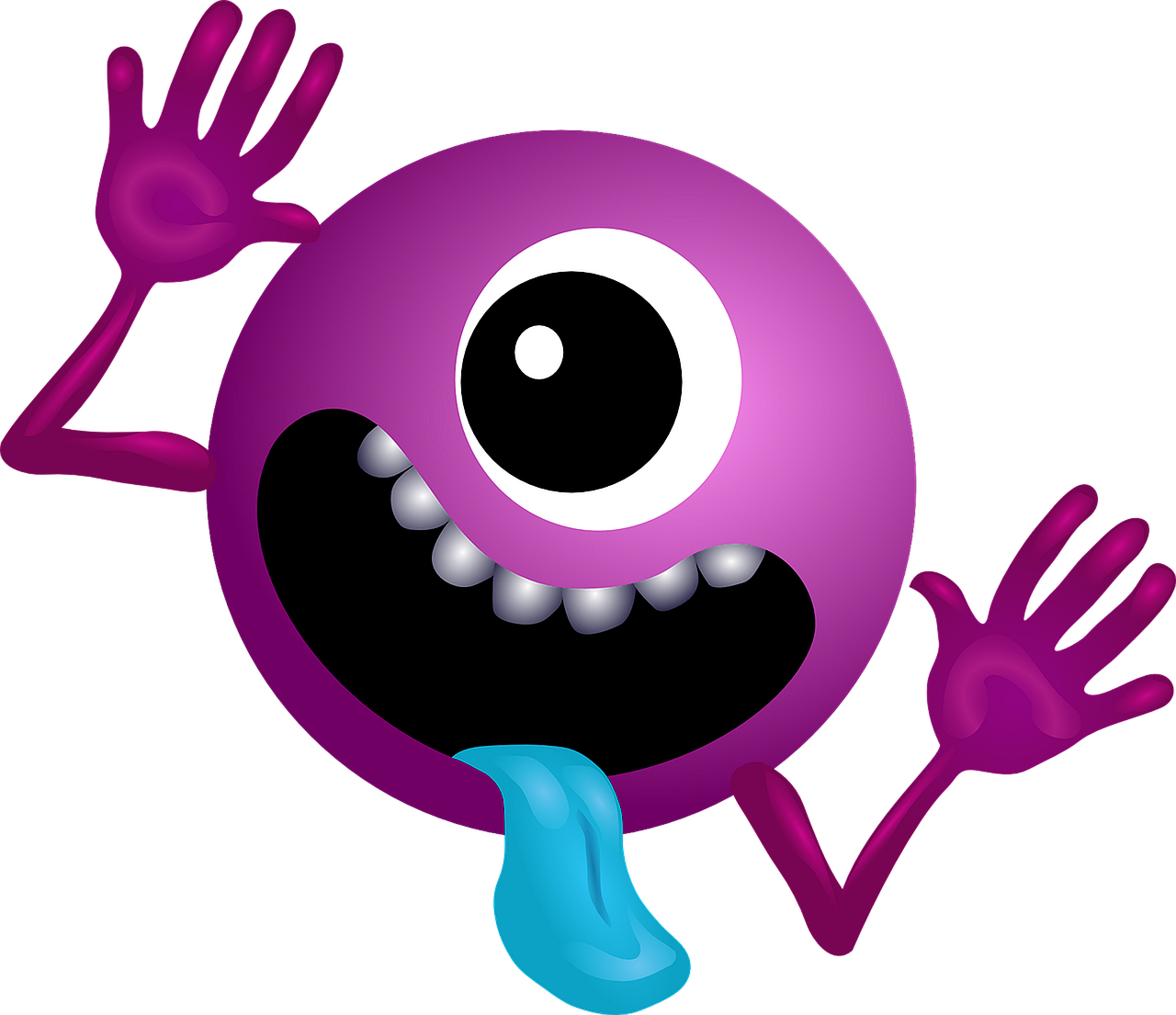 Alien Purple Smiley Png Image Picpng - Galaxy Don T Panic (1280x1105)