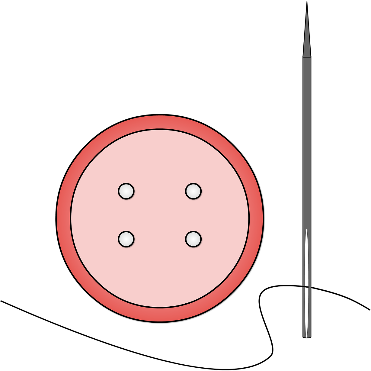 Button Needle Sewing - Nikumaroro Island (1261x1280)