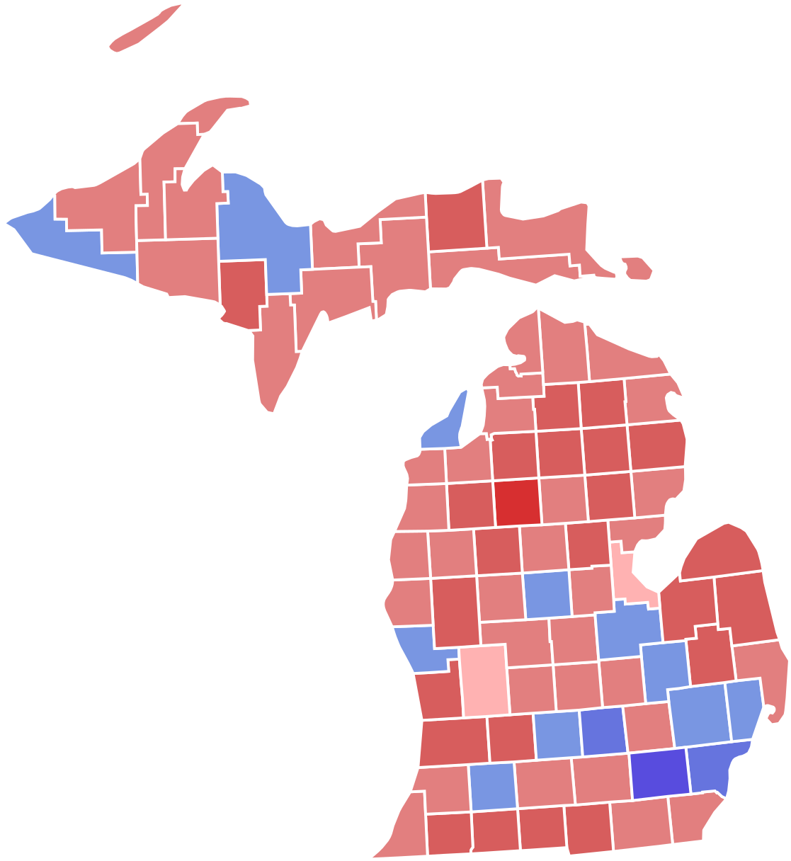 Michigan Election Map 2000 (1200x1309)
