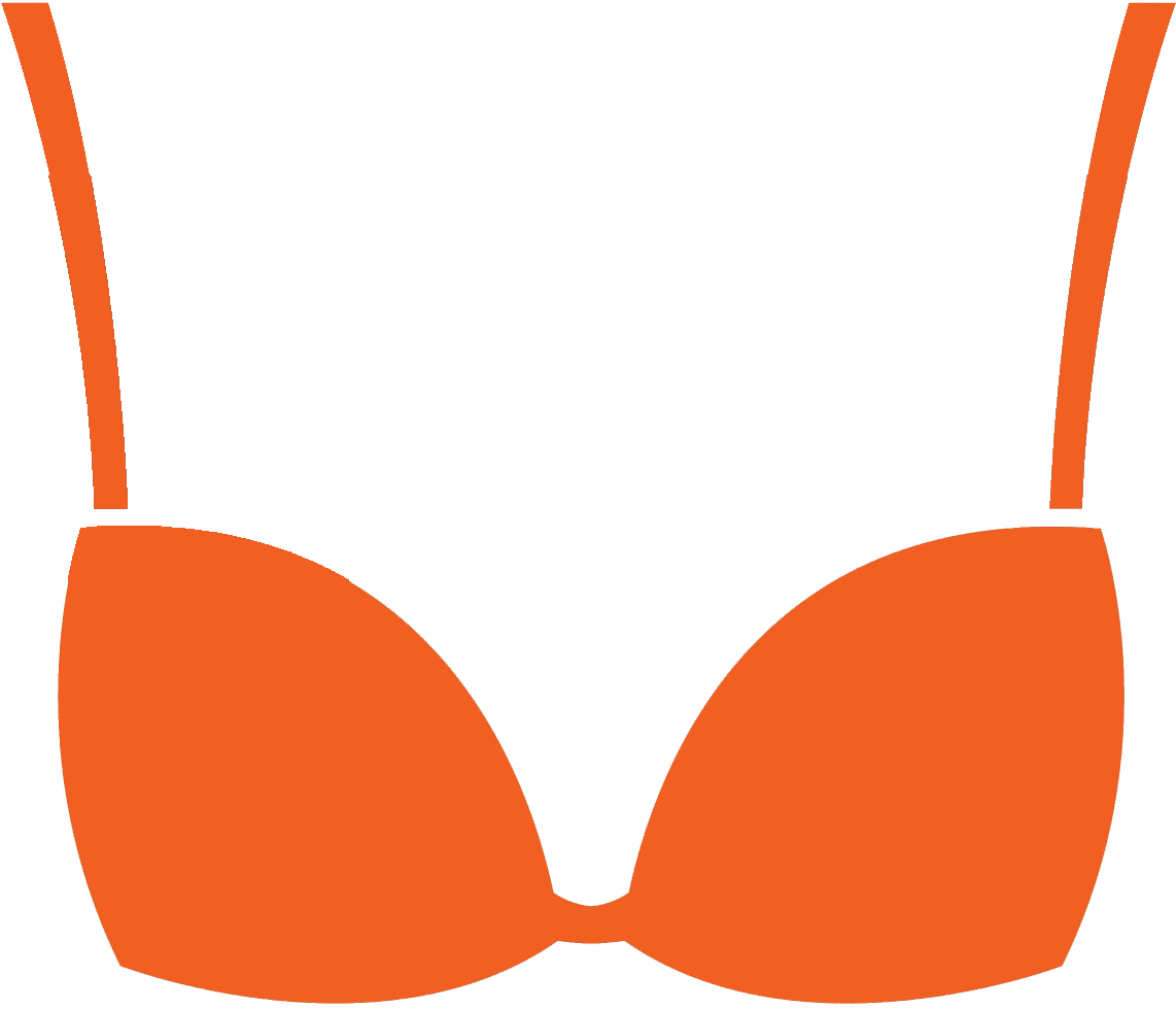 Clipart Free Library Orange Icon Png Orangebraicon - Bra (1282x1140)