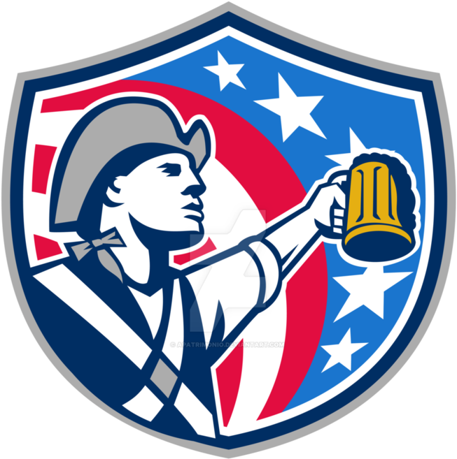 American Patriot Craft Beer Mug Usa Flag - Colonial Beer Mug (719x1112)
