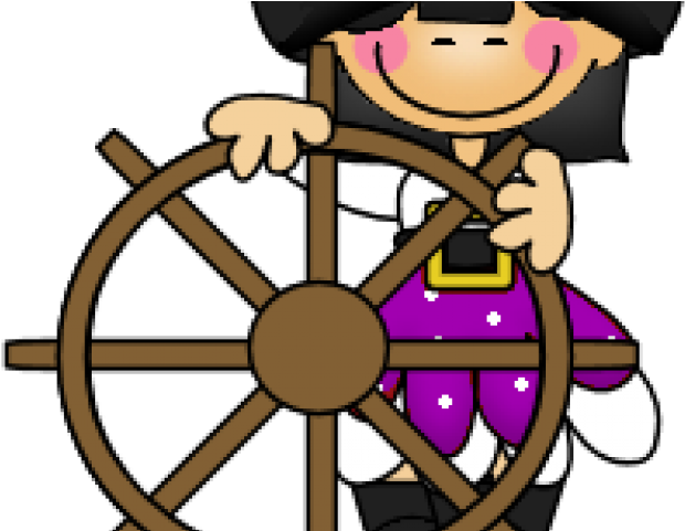Pirate Clipart Tinkerbell - Marcos Para Hojas De Barcos (640x480)