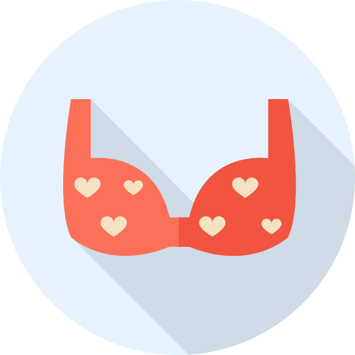 Broken Heart Png File - Flat Icon Bra (512x512)