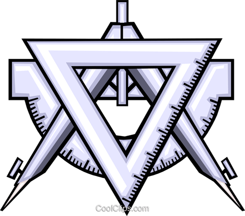 Ruler Clipart Compass - Compass Protractor Clipart (480x424)