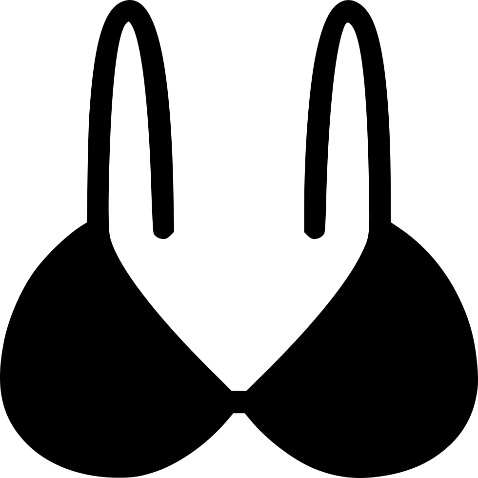 Vector Free Stock Svg Png Icon Free - Bra Vector Png White (980x980)