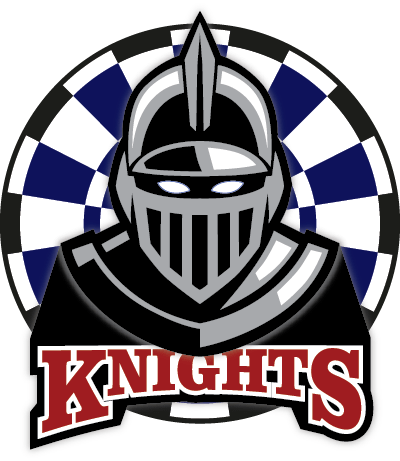 Play Tournaments Friday Nights - Black And White Dart Board Vector (400x461)