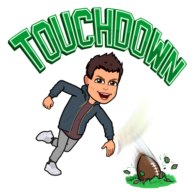 The Super Bowl Was Awesome My One Of Favorite Commercial - Bitmoji Touch Down (398x398)
