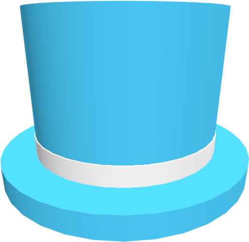 Top Hat Clipart Blue Hat - Party Hat (512x512)