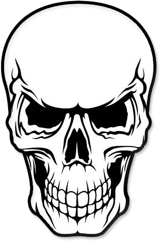 Pilgrim Psychiatric Center - Skull Clip Art (512x512)