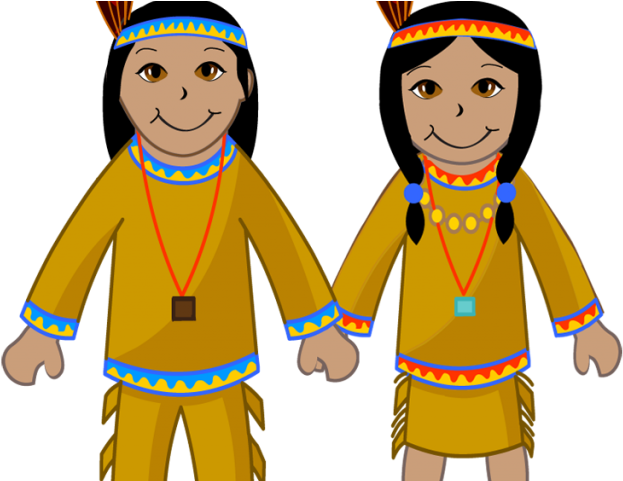 Pilgrim Clipart Native American - Native American Indian Clip Art (640x480)