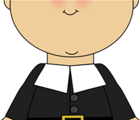 Pilgrim Clipart Transparent - Cartoon Pilgrim And Indian (640x480)