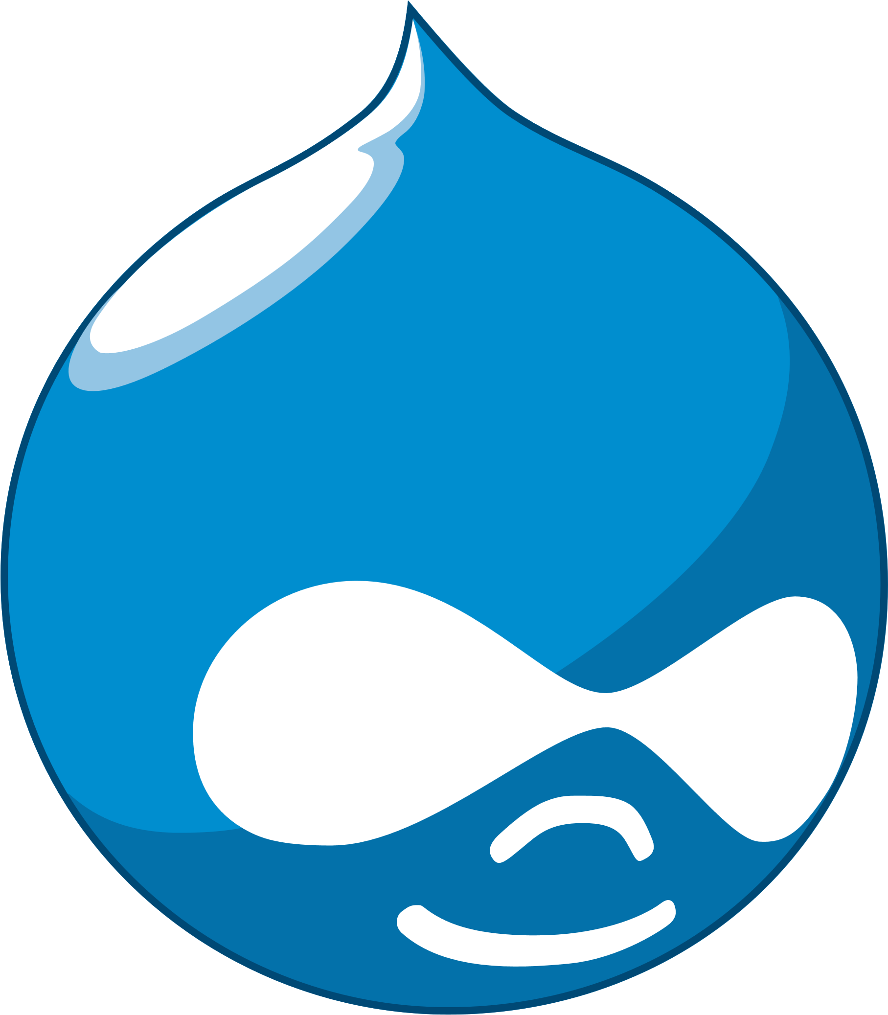 Contegix® Is The Premier Cloud Application Service - Transparent Drupal Logo (2000x2102)