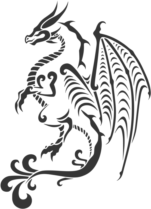Tattoo Clip Art Fantasy Tattoo Art Computer Icons - Dragon Tattoo Png File (750x750)
