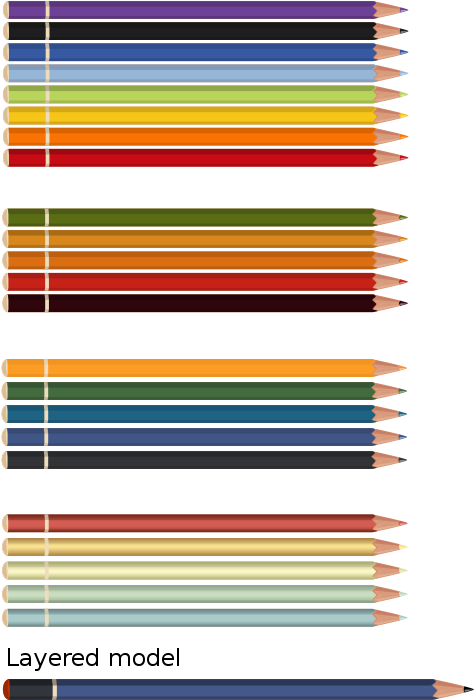 Free Lapices De Colores Free Pencil - Pencil (566x800)