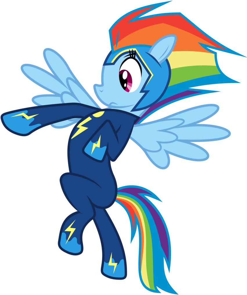 Absurd Res, Artist - Rainbow Dash Mlp Power Ponies (859x1024)