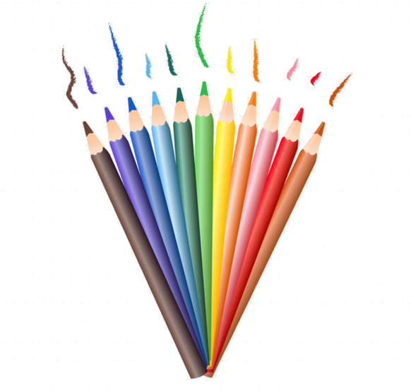 Color Pencil Drawing Png (600x573)