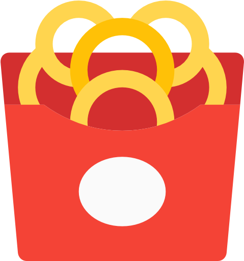 035 Onion Rings Icon - Onion Ring (512x512)