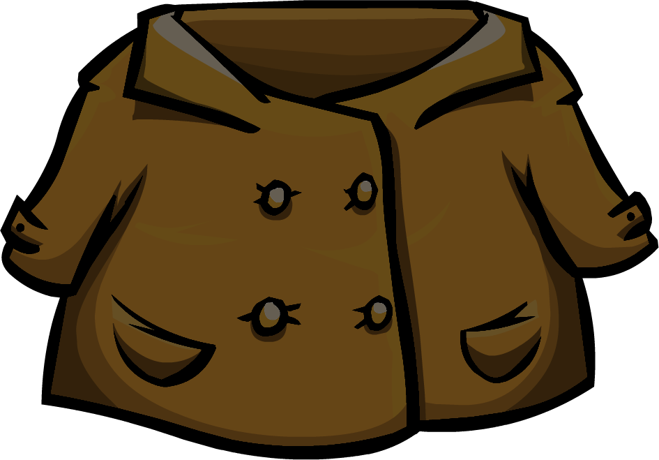 Brown Jacket Frames Illustrations Hd Images - Png Cartoon Old Coat (945x659)