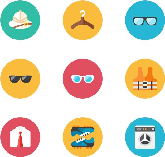 Delete Button Clipart Coat - Clothes Icon Flat (600x564)