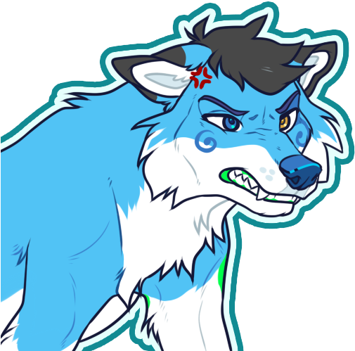 🦊stormi The Folf🐺 On Twitter - Cartoon (512x512)