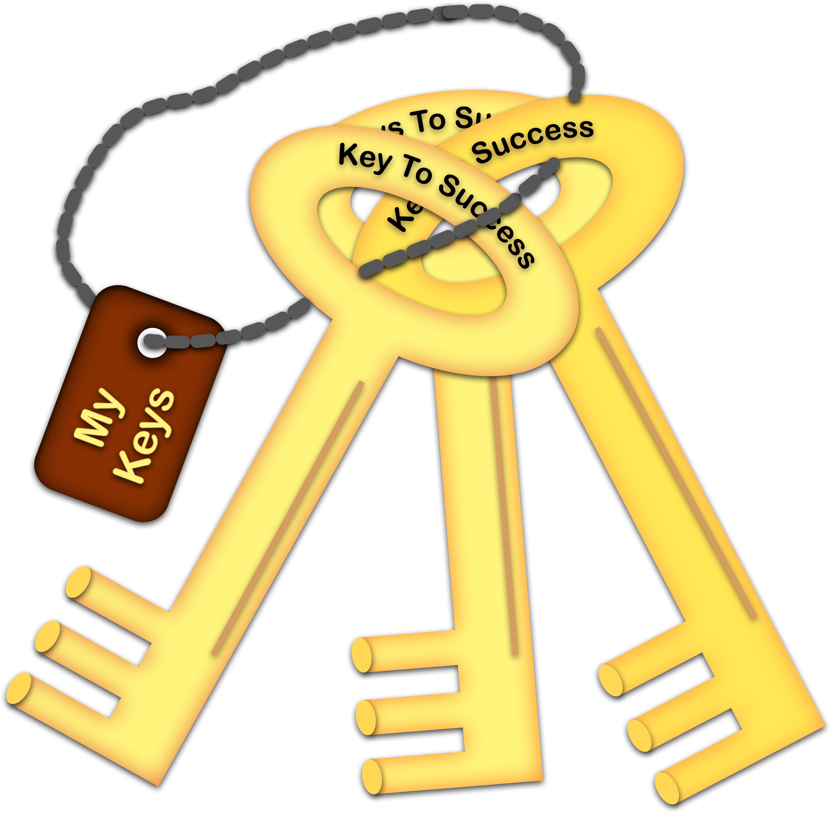 Key Cartoon Best Car Golden Lock Vector - Keys To Success Cartoon (4200x3300)