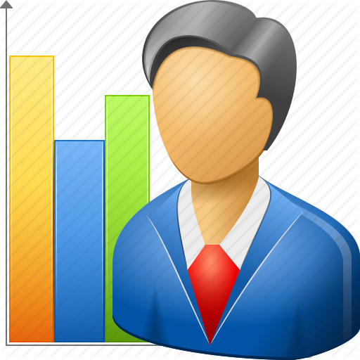 Marketing Clipart Marketer - Sales Report Icon Png (512x512)