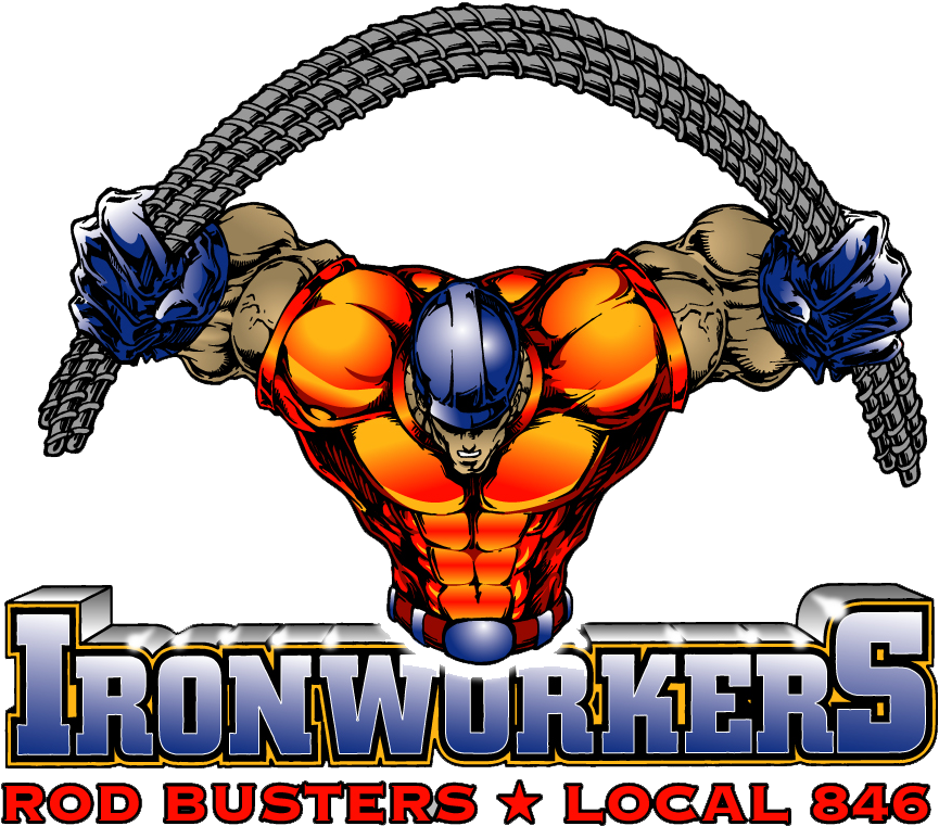 Ironworkers Local 846 Clipart Ironworker Iron Workers - Ironworker (874x786)