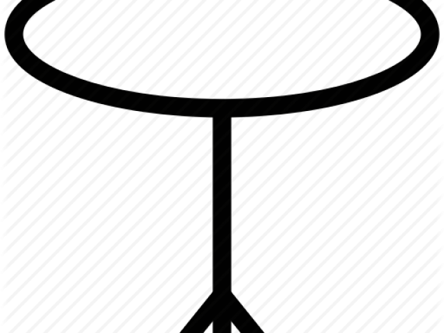 Dining Table Clipart Beach - Circle (640x480)