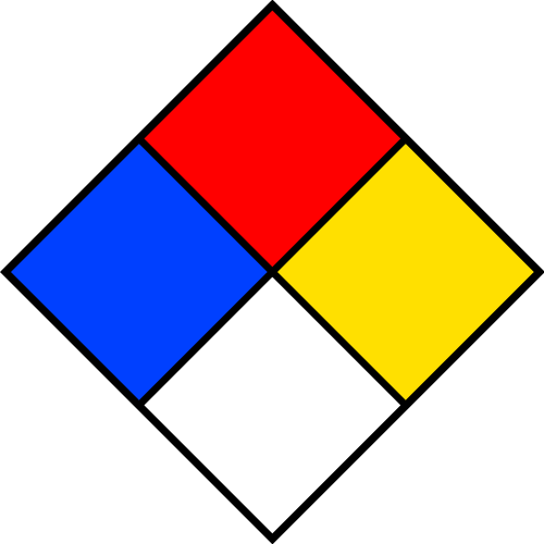 500px-nfpa 704 - Svg - Nfpa 704 Png (500x500)