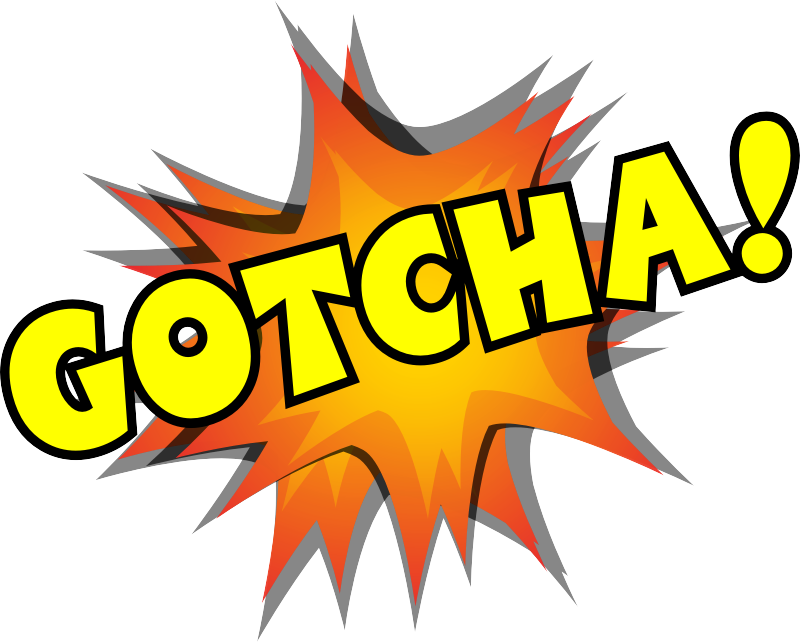 Benny S Blog Gotcha Sunday January - Gotcha Clip Art (800x642)