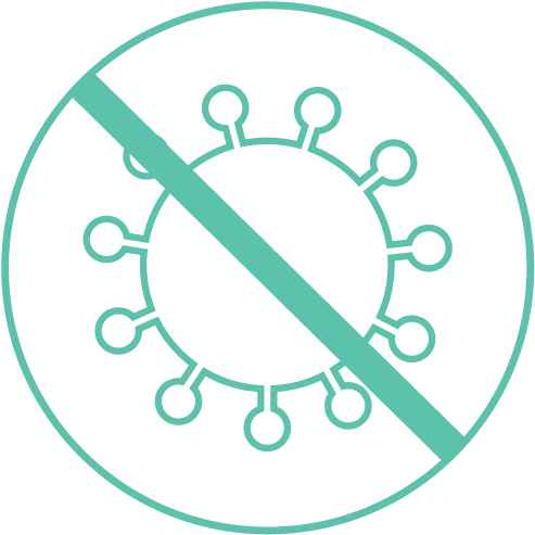 Antibacterial Fabric - Vector Graphics (499x499)