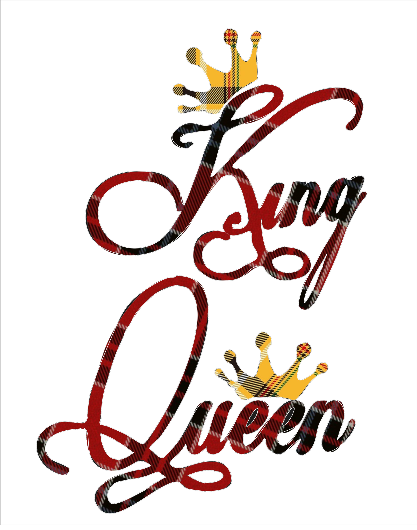 King And Queen Png - King And Queen Calligraphy (1610x2048)