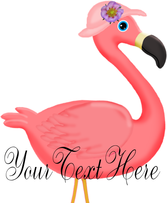 Flamingo Personalized Print For Any Product Great Flamingo - Pink Flamingo Lady Throw Blanket (700x700)