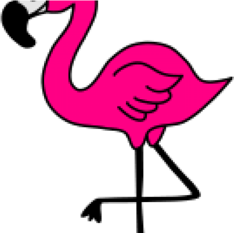 Flamingo Clipart Face - Sticker Telegram Stitch (640x480)