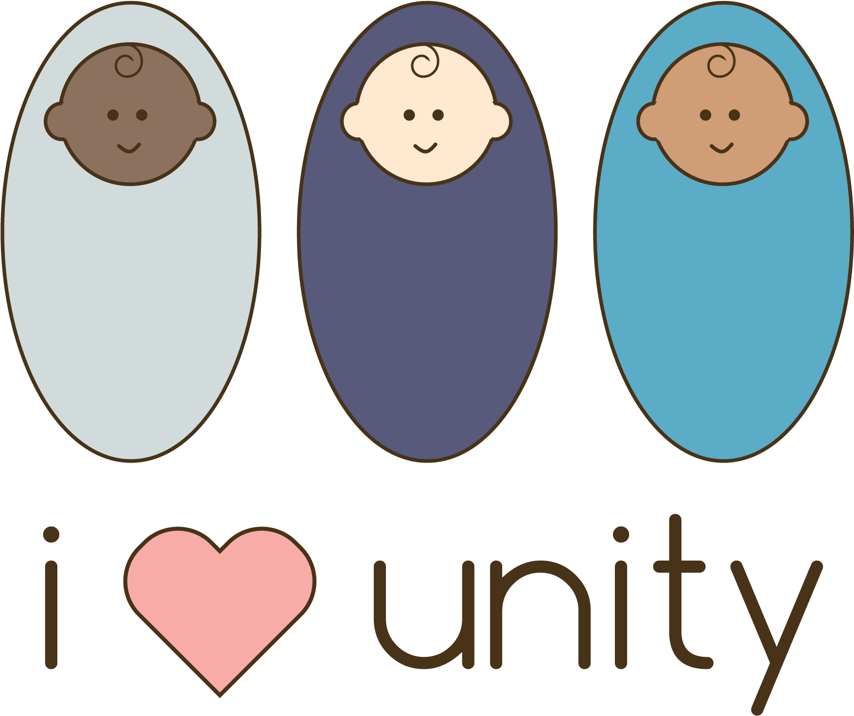 "i Unity" T-shirt - Heart (2100x2100)
