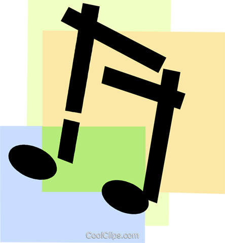 Musical Notation Royalty Free Vector Clip Art Illustration - Musical Notation Royalty Free Vector Clip Art Illustration (444x480)