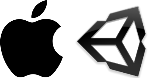 Apple Unity3d Logo Desarrollo Videojuegos Zehngames - Unity 3d (520x250)