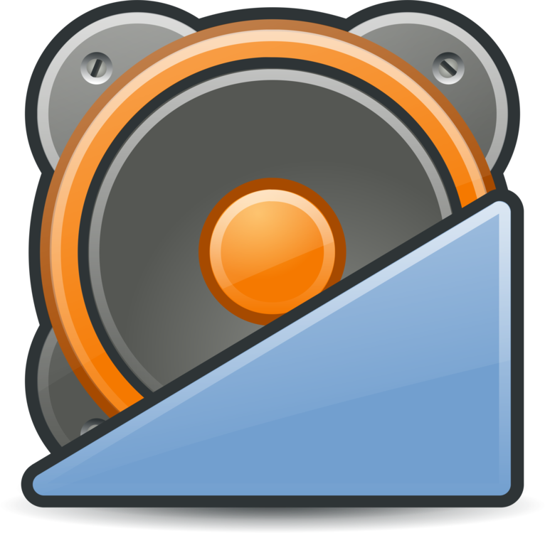 Computer Icons Microphone Sound Recording And Reproduction - Orange Sound Recorder Icon (766x750)