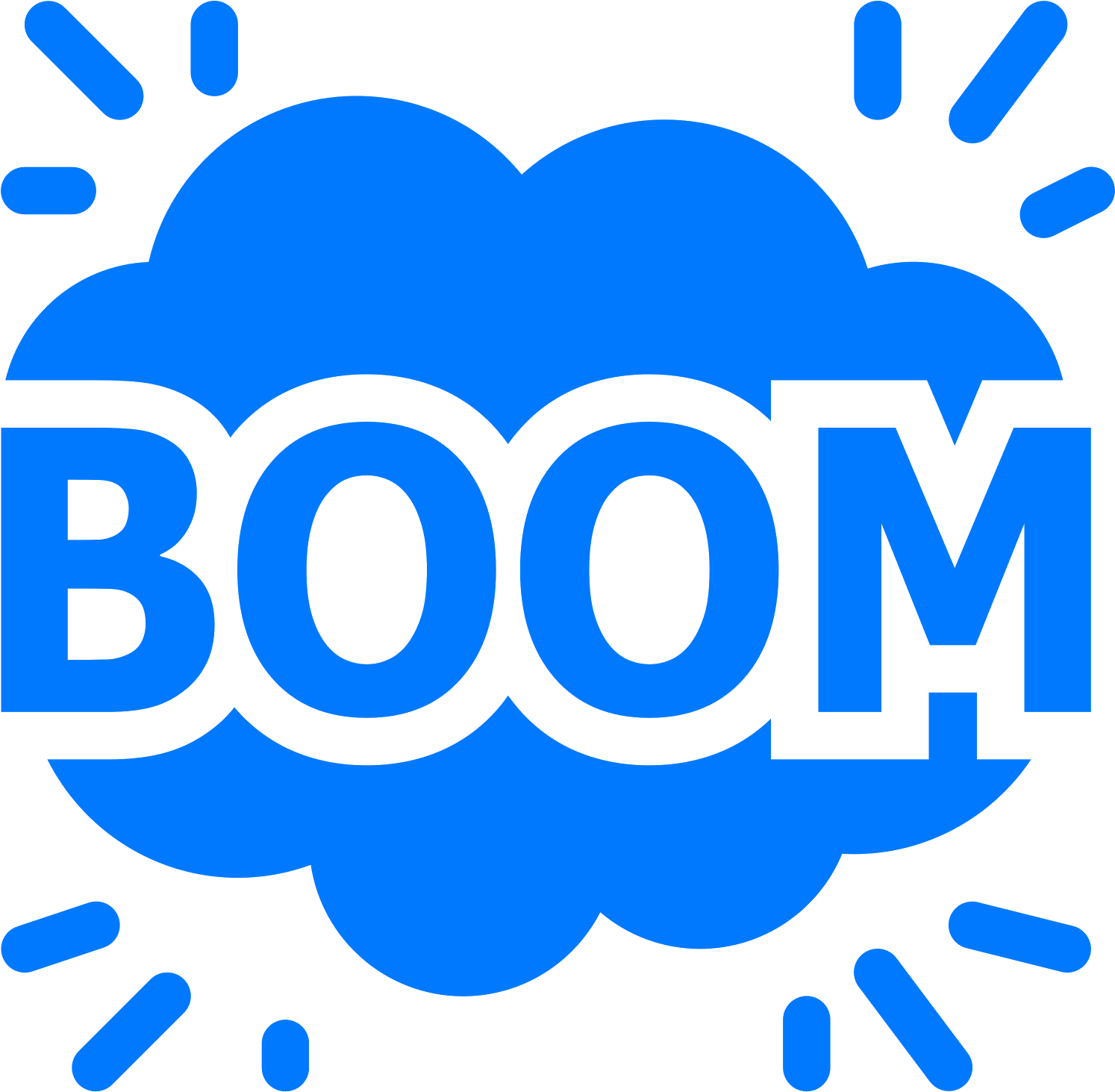 Image Royalty Free Library Boom Vector Icon - Icon Boom Blue Png (1600x1600)