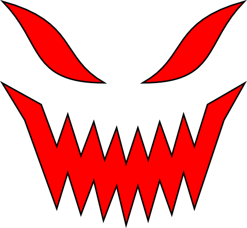 Evil Transparent Mouth - Evil Png (497x458)