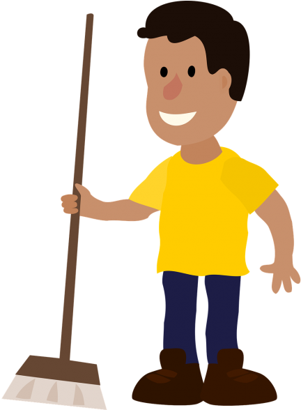 Janitor,little - Janitor Png (500x587)