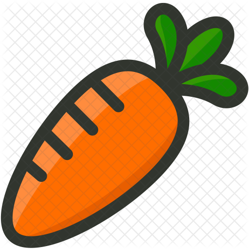 Clipart Library Library Icon Food Drinks Icons - Carrot Icon (512x512)