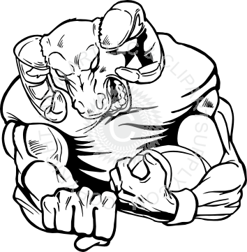 Ram Football Clip Art (354x361)