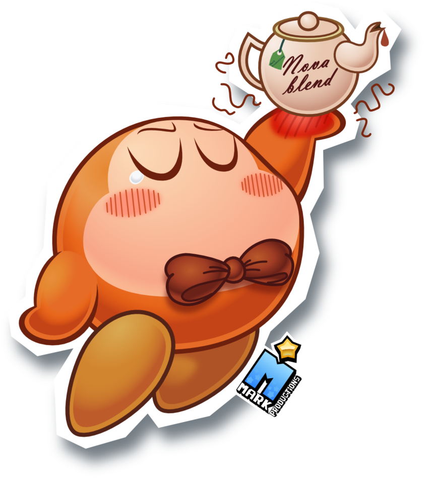 Plate Clipart Waiter - Kirby Waddle Dee Fanart (843x948)