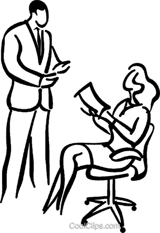 Supervisor Giving Instructions Royalty Free Vector - Illustration (329x480)