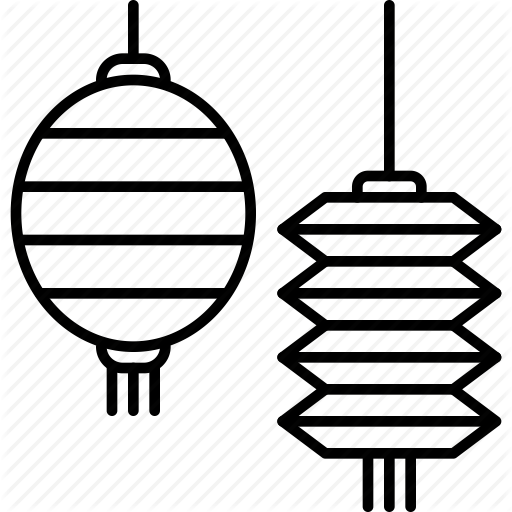 Download Lantern Mid Autumn Festival Black And White Mid Autumn Festival Lantern Outline 512x512 Png Clipart Download